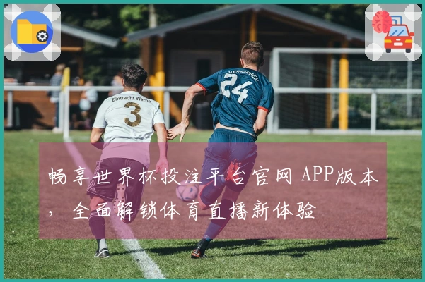 畅享世界杯投注平台官网 APP版本，全面解锁体育直播新体验