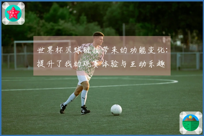 世界杯买球链接带来的功能变化：提升了我的观赛体验与互动乐趣