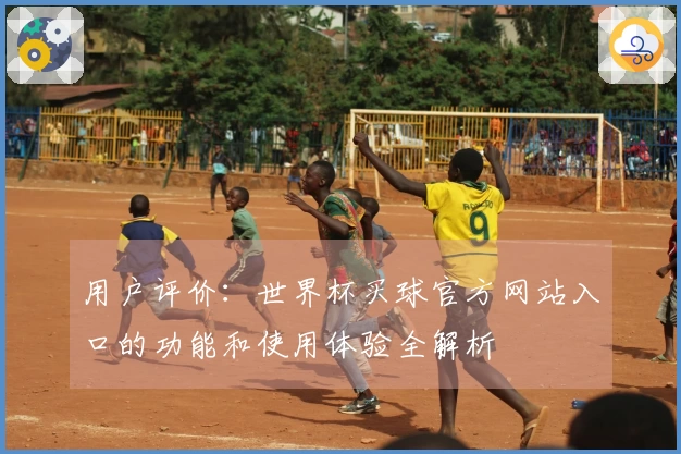 用户评价：世界杯买球官方网站入口的功能和使用体验全解析